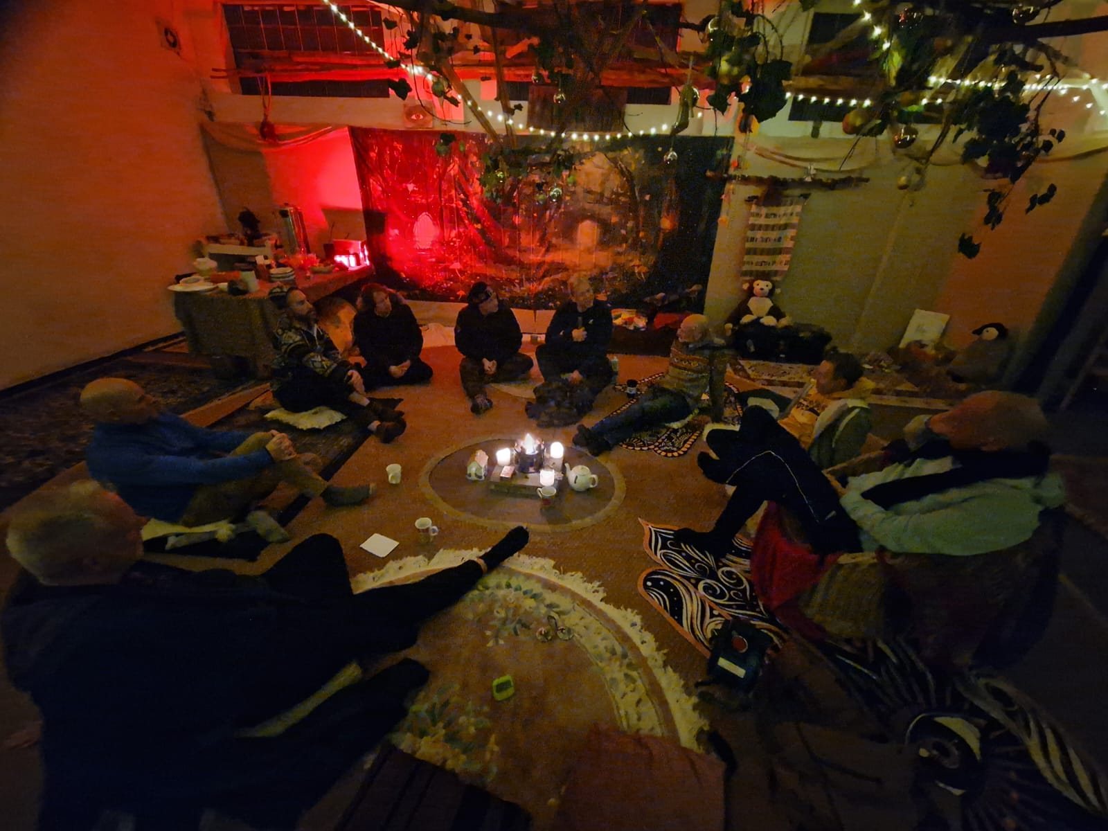 The hall