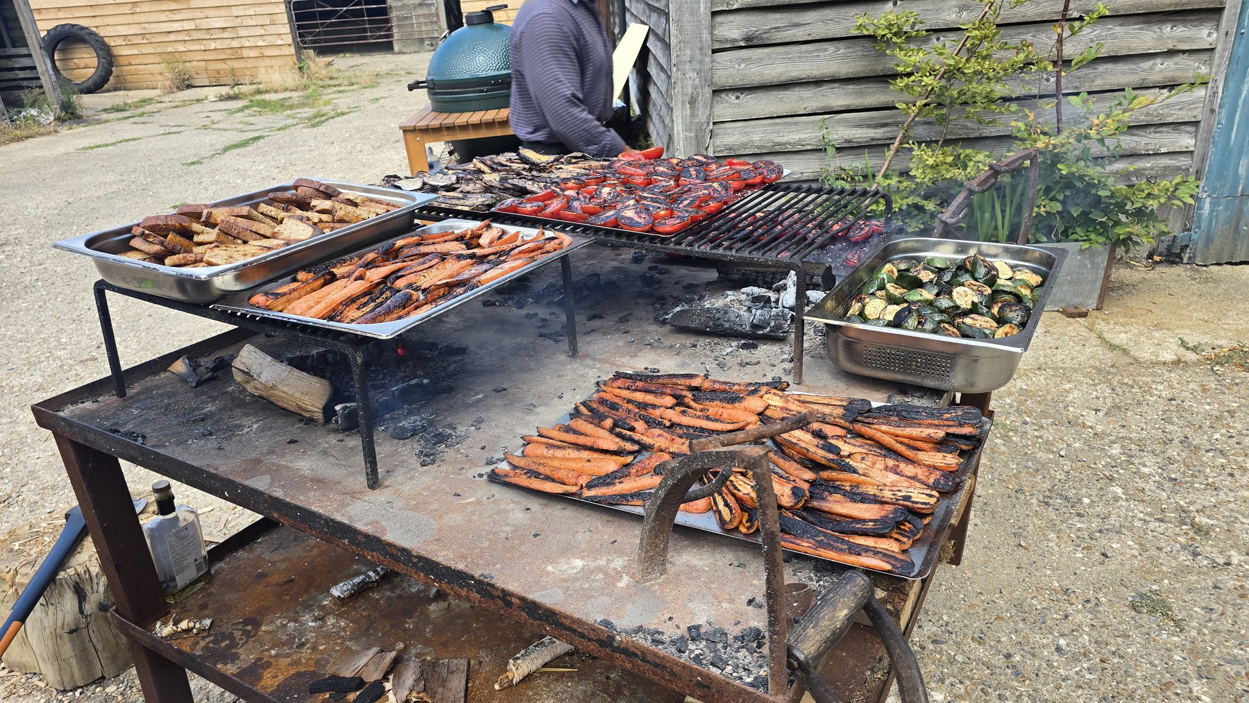 The braai in action
