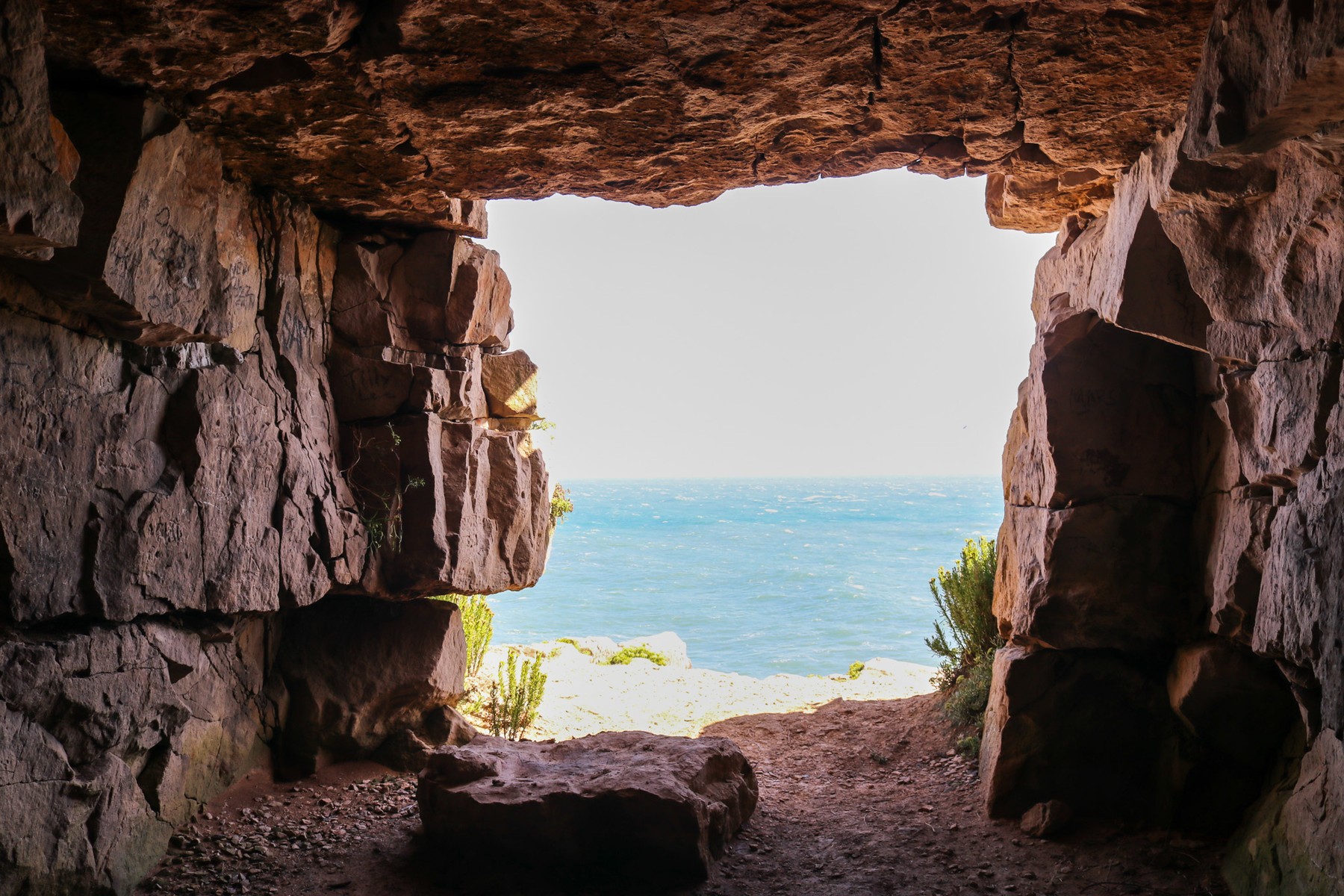 The quarried caves of Winspit