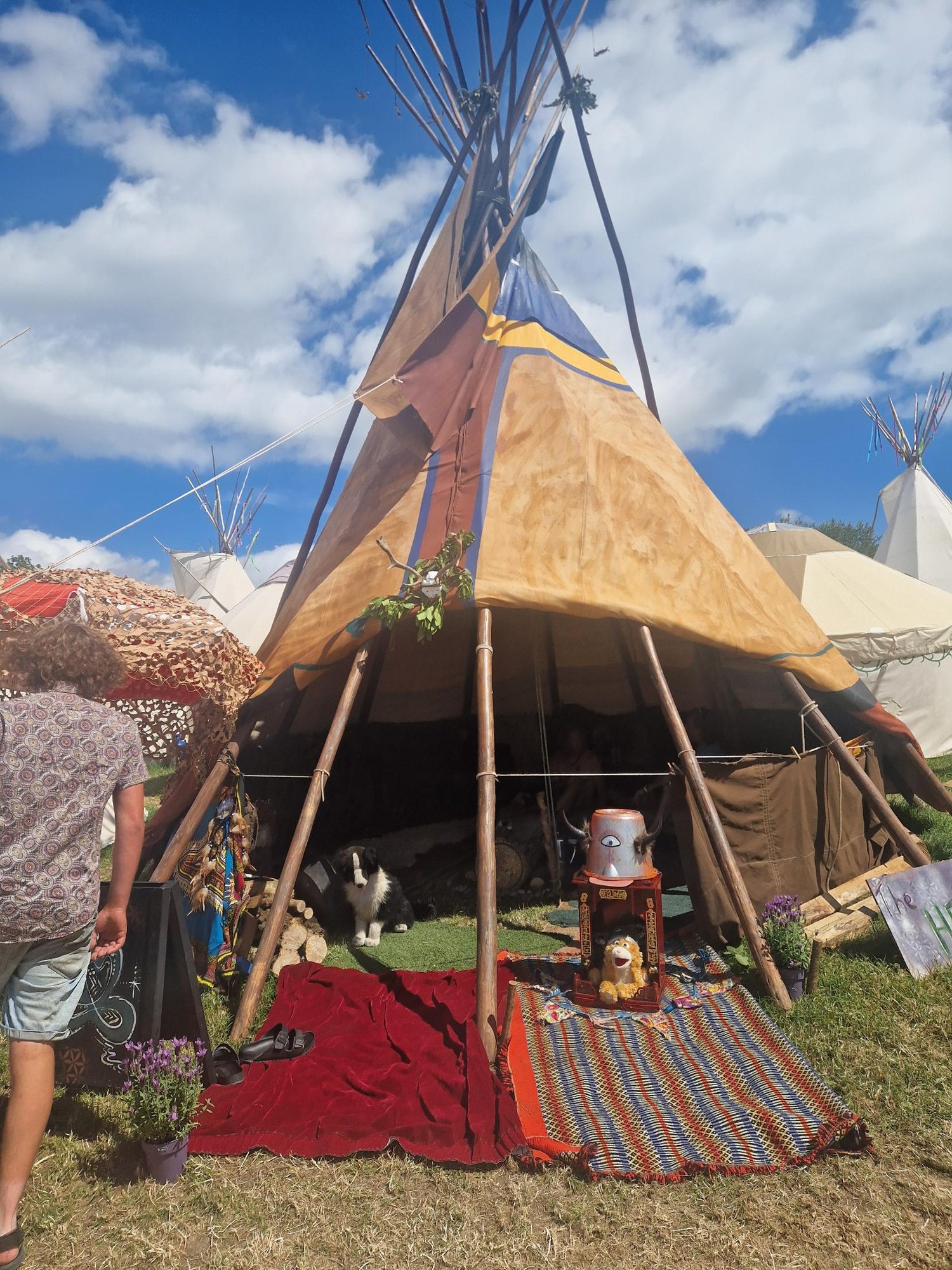 The HEARTH tipi in the field