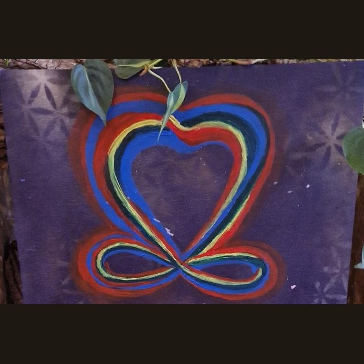 Infinity Love, the painting that began HEARTH